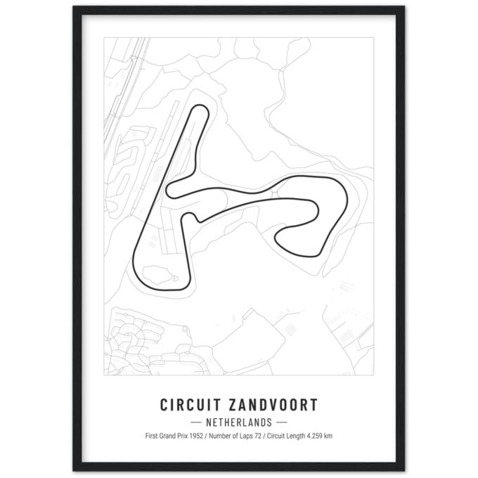 Circuit Zandvoort Poster - Dutch Grand Prix